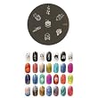 Konad Stamping Nail Art Image Plate - M13