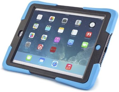 Caseiopeia Keepsafe Kick: Rugged Heavy Duty iPad Air Case Designed for Home and School with Kickstand and Screen Protector