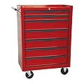 7 Drawer Mobile Trolley With Ball Bearing Slides