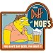 Simpsons Barney Rent Beer Sticker Image