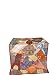 Multi Orange Vintage Beaded India Sari Wall Tapestry Hanging Throw Final Sale