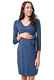 RIPE maternity バレエラップナーシング・マタニティワンピース サイズXS インク W1798 授乳対応
