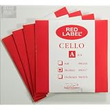 チェロ弦 Red Label 4/4サイズ ４弦セット スーパーセンシティブ社製