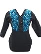 Embroidered Tunic Top Black Blouse Dress