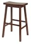 Winsome Wood 29-Inch Saddle Seat Stool, Walnut