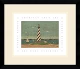 Lighthouse II Framed Art Print by Warren Kimble, 14.87 in. x 12.87 in. Framed