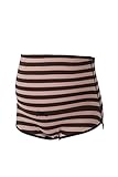 ピジョン あったかはらまきランショーツ ボーダー M-L ブラウン 158015