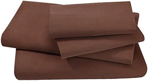 1500 Thread Count Queen Size 4pcs Bed Sheet Set Egyptian Comfort Deep Pocked Chocalate