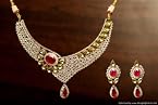 Necklace sets - Design no. 12.1376....Rs. 12800