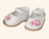 White Shoes 2009 Adora doll shoes