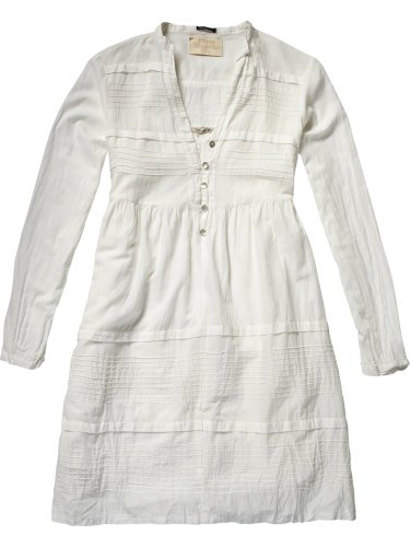 Maison Scotch Damen Kleid (knielang) 12210497769 - vintage inspired bohemian dress, Gr. 40 Preisvergleich