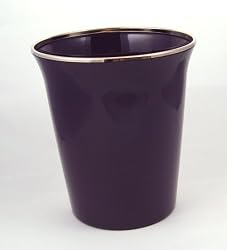 Regency Plum Wastebasket Bath Accessory