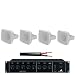 100v Outdoor Speaker System With Amp 100m Pa Cable