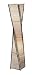 Adesso 4046-01 Stix 50-Inch Twisting Black-Metal Floor Lantern