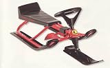 Produkt-Bild: Lenkschlitten - Snow Bob Kids-Star schwarz-rot