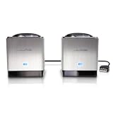 SubSpace Compact Hi-Fi 2.0 USB Laptop Speaker - Brushed Aluminum (Silver) ~ JLAB