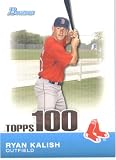 2010 Bowman Topps 100 Prospects Baseball Card # TP77 Ryan Kalish - Boston Red Sox (Top 100 Prospect) In A Protective Screwdown Case!