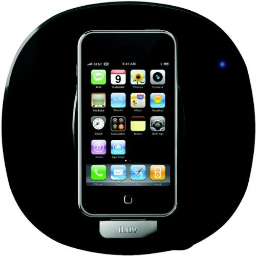iLuv App Station Alarm Clock Stereo Speaker Dock for iPod and iPhone 3G and 3GS