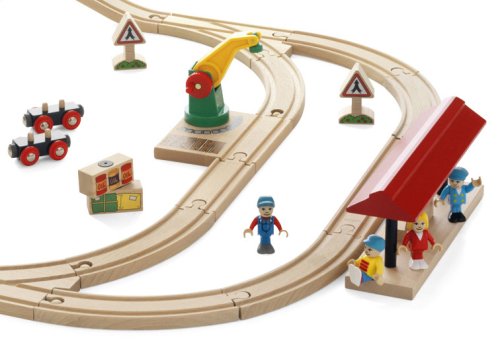 Imagen 2 de Brio 33017 - Juego de tren de madera con estación