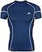 New Take Five Base Layer Mens Compression Skin Tights 031 Navy Sports Top