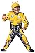 Disguise Bumblebee Toddler Muscle Child Costume, Yellow, Size/(2T)