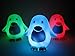 Liroyal Color Change Decoration LED Lamp Night Light Candle Flash Kids Penguin