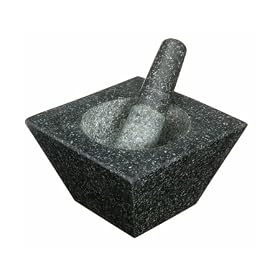 GRANITE MORTAR & PESTLE