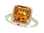 3.88 cttw Genuine Citrine Ring by Effy Collection� in 14 kt Yellow Gold Size 6