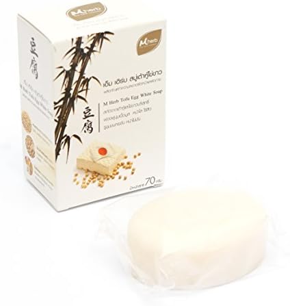 Tofu White Soap From Thailand 70g.