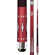 Cuetec Starlight Series Fiberglass Red Laser with Black Prong Two Piece Pool Cue
