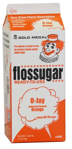 Cotton Candy Sugar Floss (3.25 LBS) (Orange)