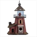 WOOD LIGHTHOUSE BIRDHOUSE