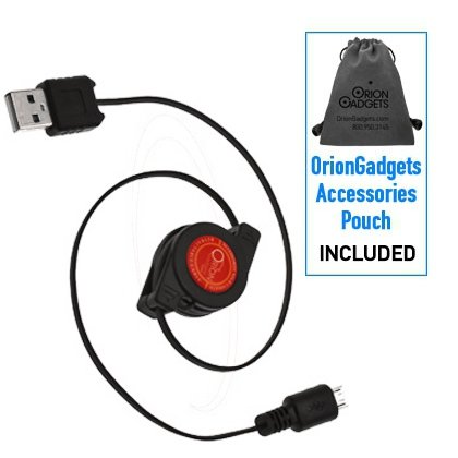 Retractable Sync & Charge USB Cable for HP Touchpad