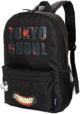 MG Store Hot Tokyo Gouls Children Backpacks 3d Cartoon School Oxford Figure Teen's Shoulder Bag,black