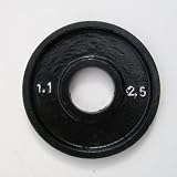 2.5 lb. Black Olympic Plates (Pair)