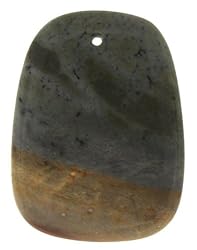 American Picture Jasper - Ladder Shape - 30X40mm - 1.5mm Hole