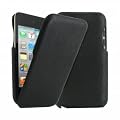 Exspect iPod Touch 4th Generation Leather Hard Flip Case - Black