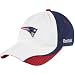 New England Patriots Hats : Reebok New England Patriots Ladies White 2009 Sideline Flex Fit Hat