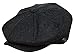 Men's Classic 8 Panel Wool Blend Newsboy Snap Brim Collection Hat