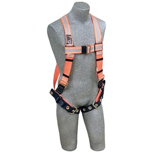 DBI/Sala 1106201 Delta II Reflective Vest-Style Full Body Harness, Blue/Gray, Universal Size