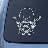 YOSEMITE SAM - Bugs Bunny - Vinyl Car Decal Sticker #1832 | Vinyl Color: White