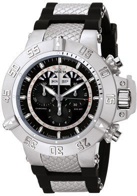 Invicta Men's 5695 Subaqua Collection Chronograph Stainless Steel Black Rubber Watch