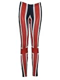 Womens Union Jack Leggings Ladies Flag Leggings Red White Blue