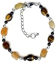 Blacklist Bracelet de Cornaline et oeil de tigre