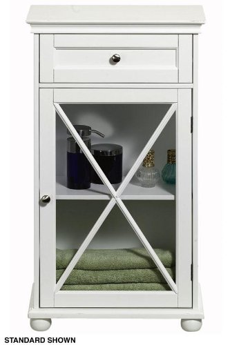 Hampton Bay 1 - door Corner Cabinet, CORNER, WHITE