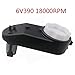 Weelye RS390 18000RPM Kids Ride-Ons Gearbox with DC Motor, 390 6V Motor with Gear Box for Accessories Children Electric Ride On Car and Motorcycle Replacement Parts