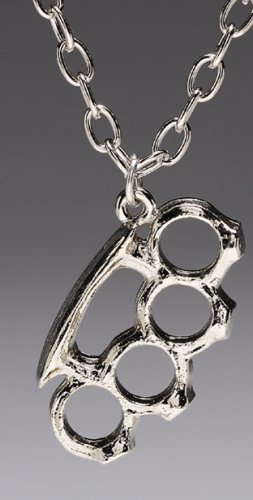 Rock Rebel Knuckles Pendant Necklace