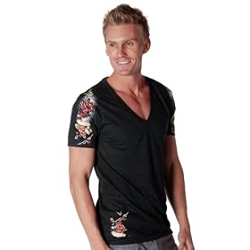 Andrew Christian Trigger Deep V-Neck T-Shirt