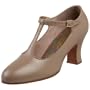 Capezio Women's 800 Professional T-Strap Theatrical Shoe,Tan,7.5 M US
