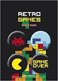 レトロゲーム《RETRO GAME》缶バッジ4個セット☆ファッション雑貨通販